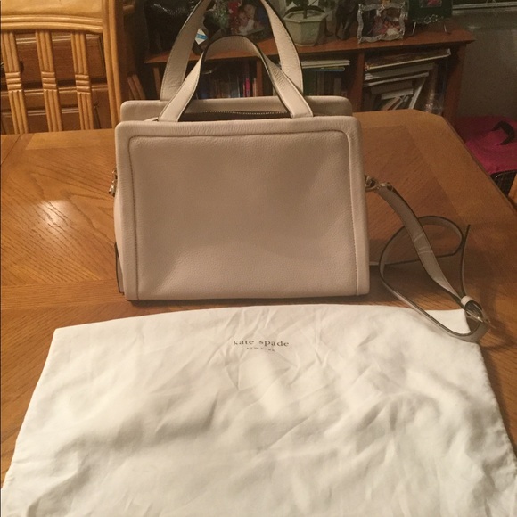 Brand new kate spade cream white purse